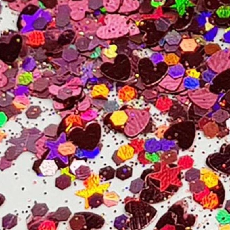 Sweet Cheeks Rose Gold Holographic Nail Glitter