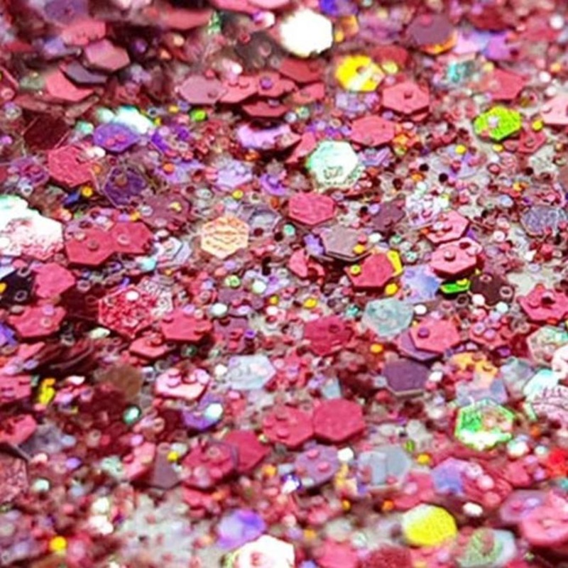 Vintage Rose Rose Pink Metallic Nail Glitter 5g