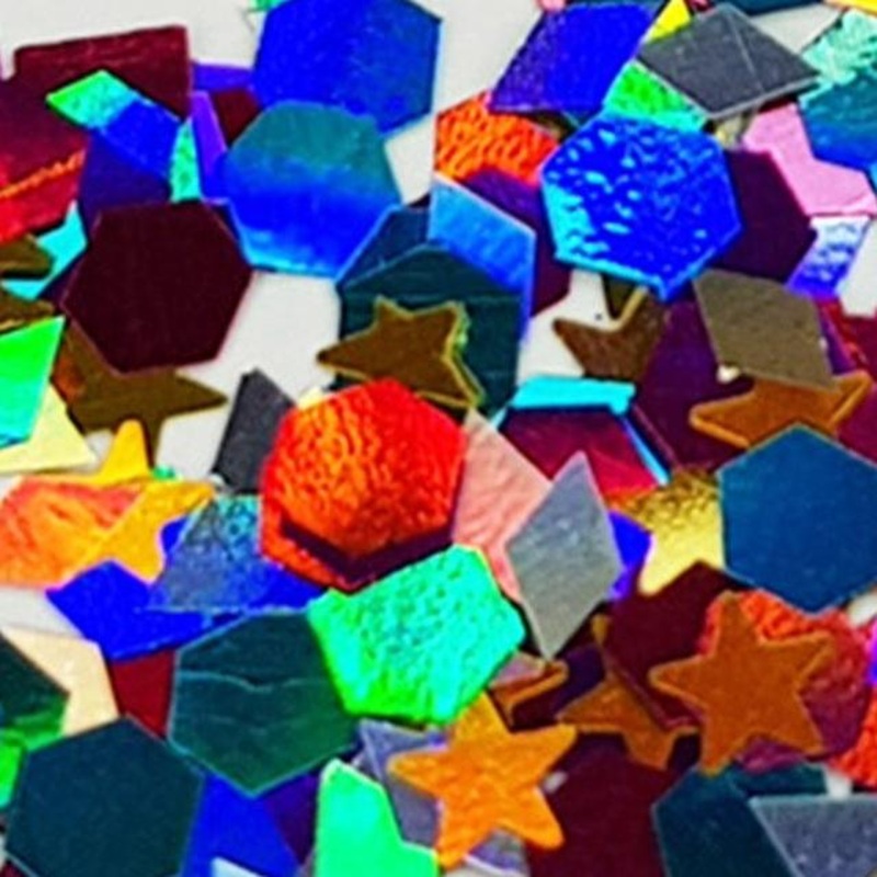 Wild Heart Multi Mix Holographic Rainbow Nail Glitter 5g