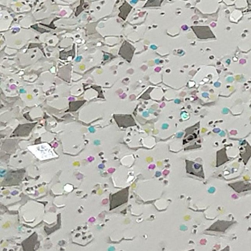 White Rabbit iridescent Multi Mix Nail Glitter 5g