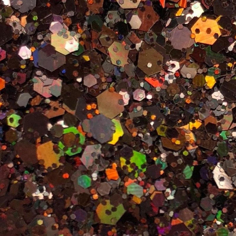 Loose Nail Glitter | Hot Coco-JAR & BAG