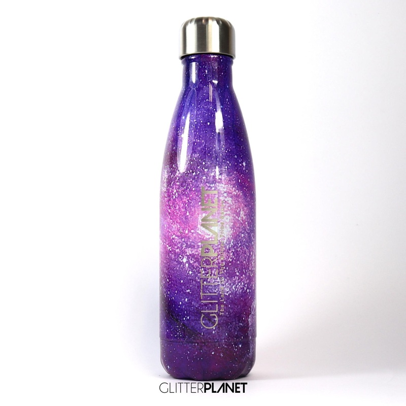 Purple Galaxy Stainless Steel Water Bottle 500ml