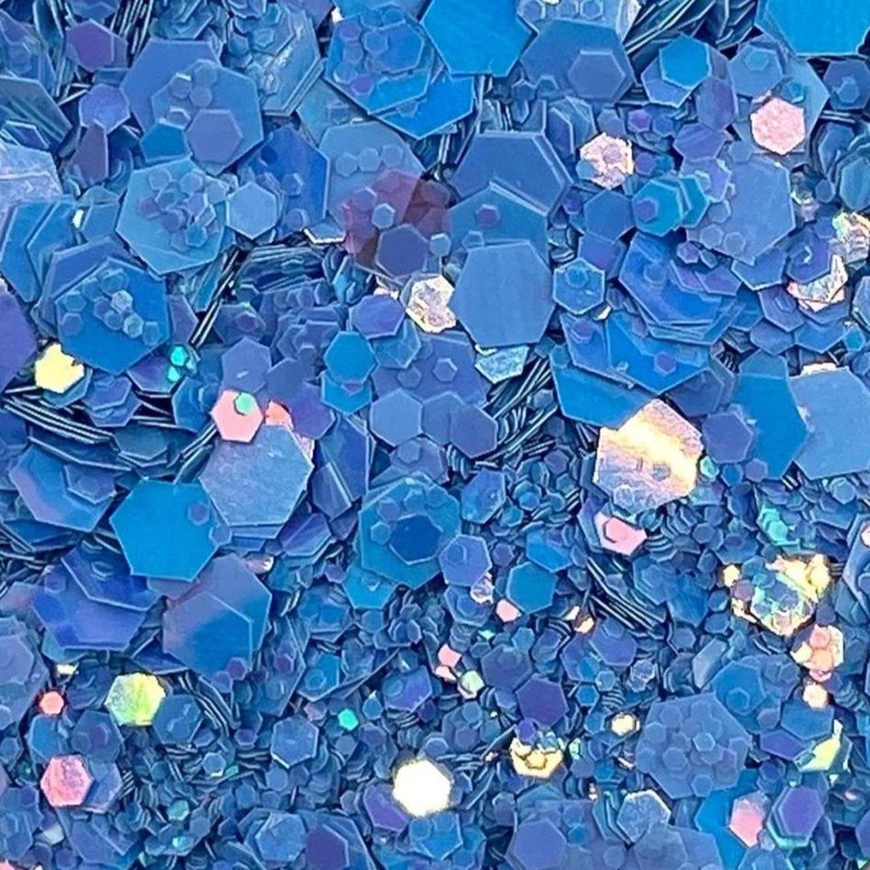 Blueberry Glaze Iridescent Nail Glitter 5g