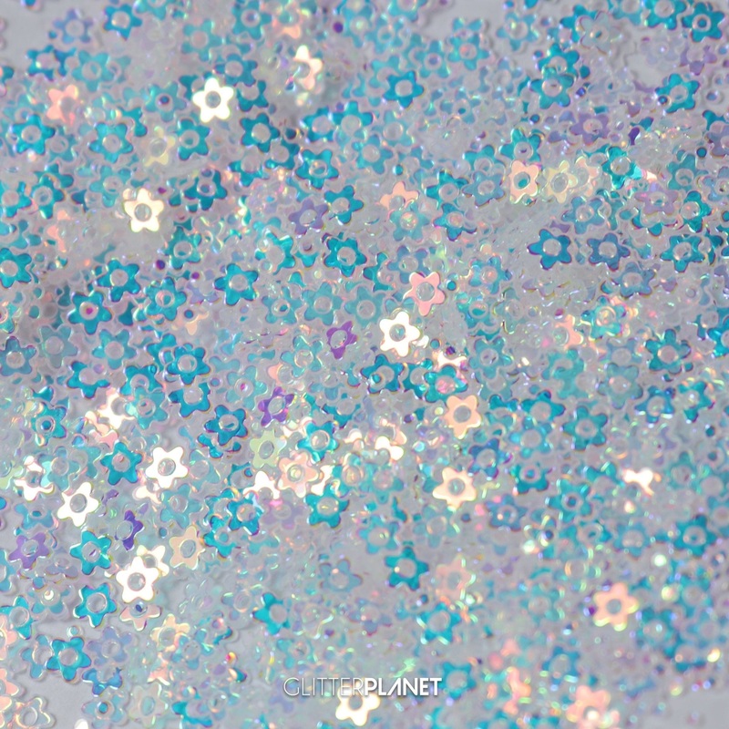 Aurora Daisy 3mm Loose Nail Glitter