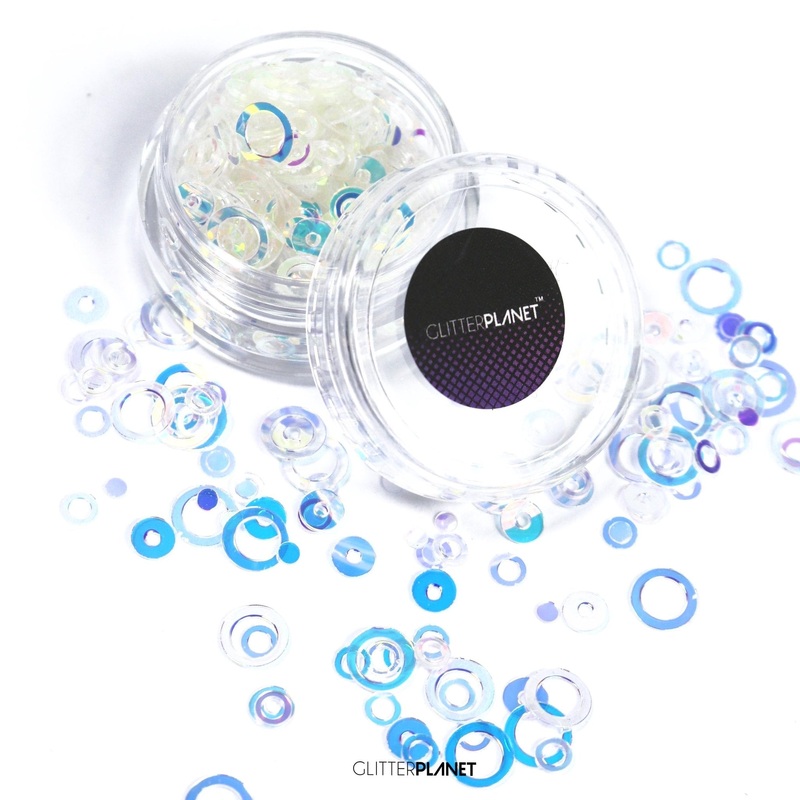 Aurora Rings Nail Art Pieces 3g Jar