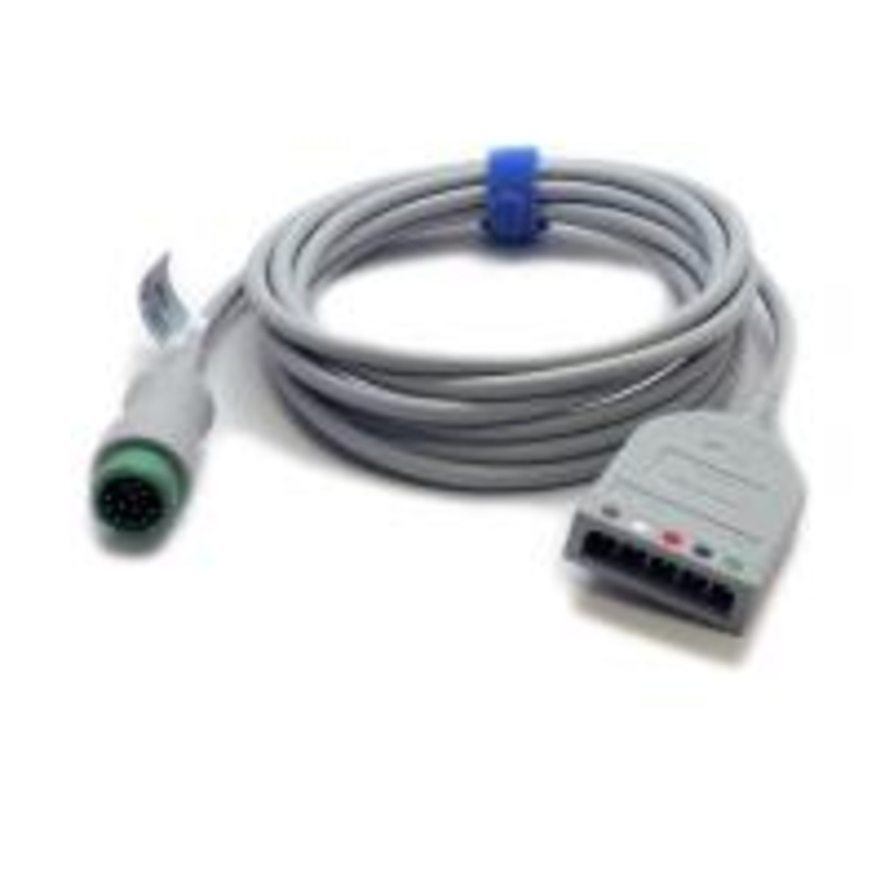 3/5 LEAD ECG CABLE, ADULT/PEDIATRIC, 12 PIN, SOLD AS EACH MINDRAY 10001324