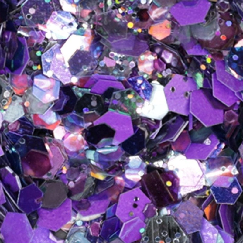 ‘Glitter Planet’ Purple Nail Glitter