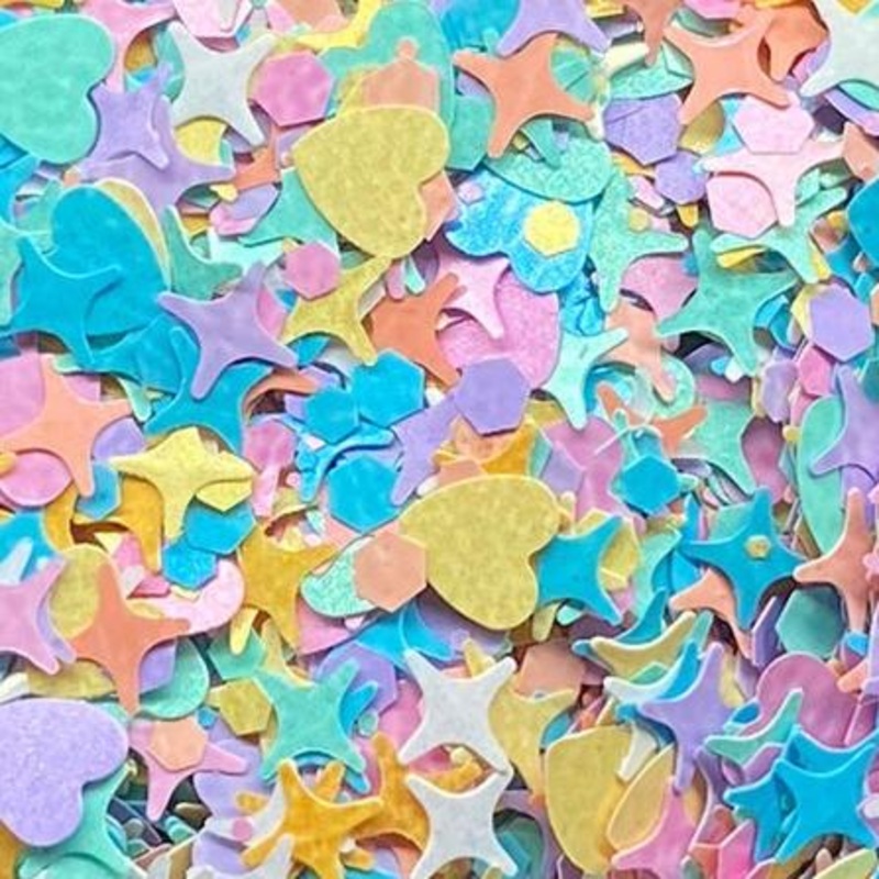 Spring Lovin – Pastel Rainbow Nail Art Glitter