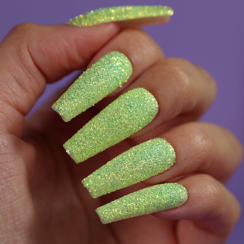Life’s a Beach Iridescent Neon Yellow Glitter