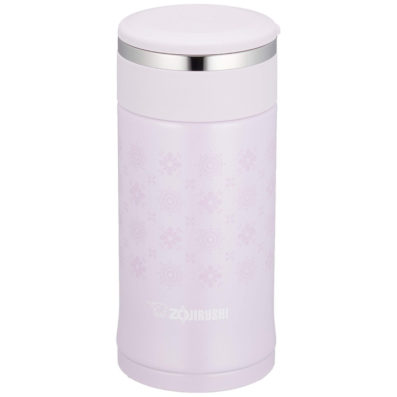 Zojirushi Stainless Steel 200ml Water Bottle in Pearl Lavender – Direct Drinking Mug Sm-Ed20-Vp