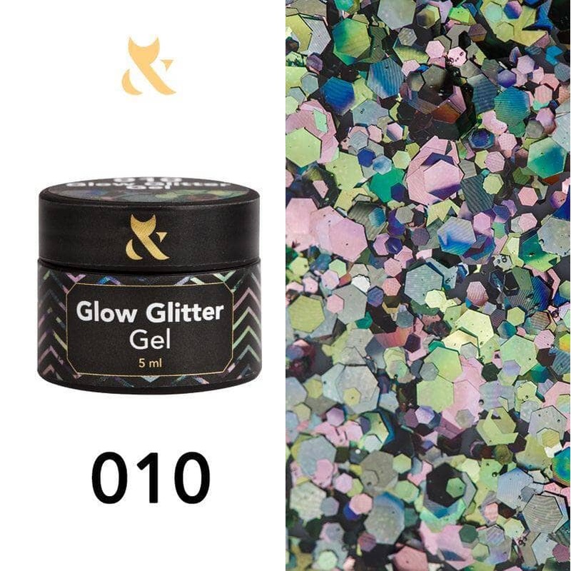 F.O.X Glow Glitter Gel 010
