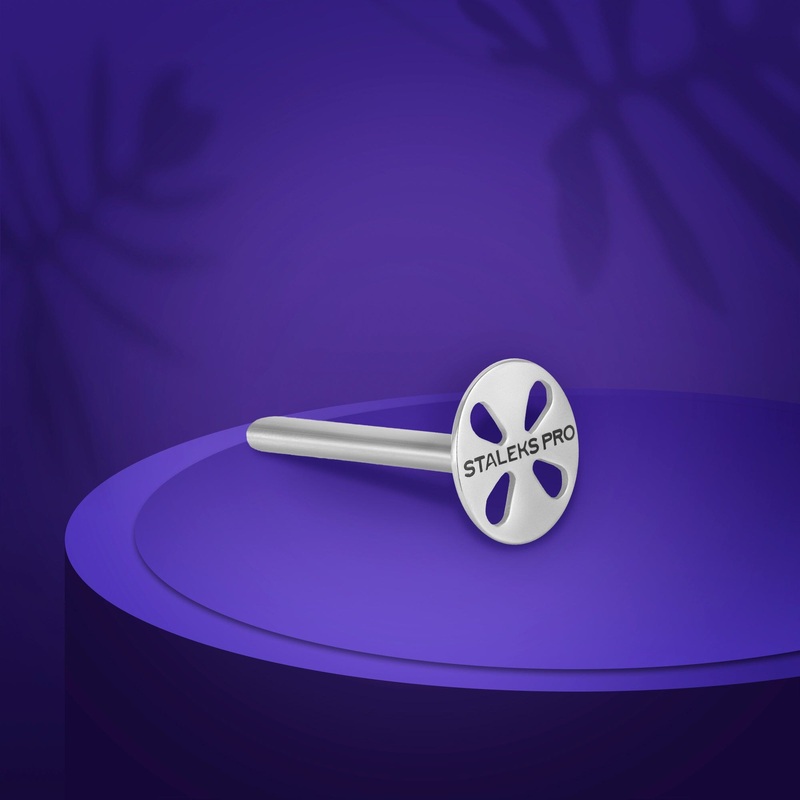 Staleks Pedicure disc PODODISC XS (10 mm) EXPERT and set of disposable files 180 grit 5 pcs