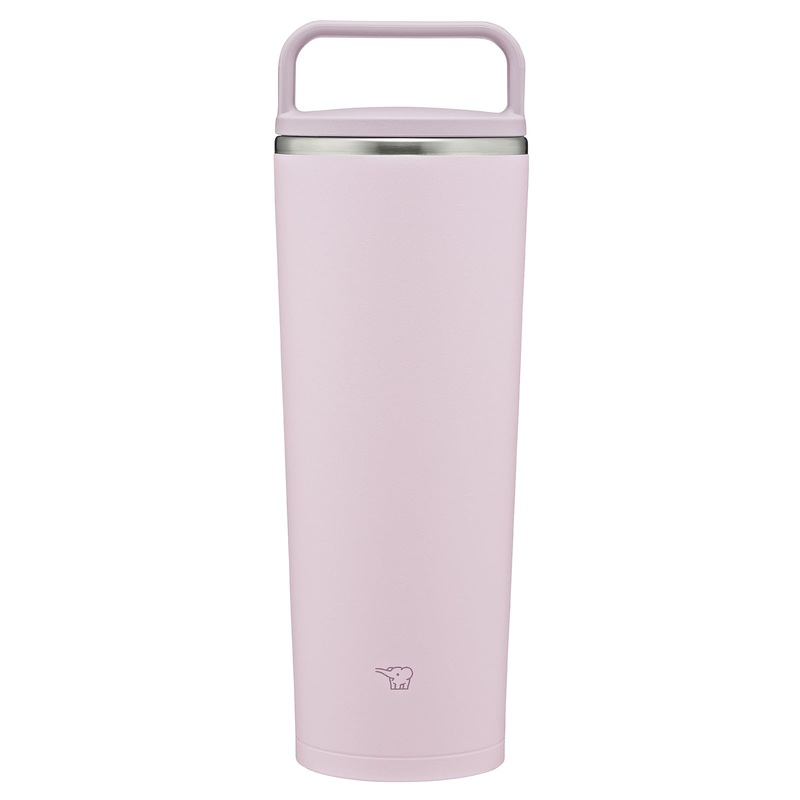 Zojirushi SX-JS40-PM 400ml Carry Tumbler Water Bottle with Handle Dishwasher Safe Powdery Pink
