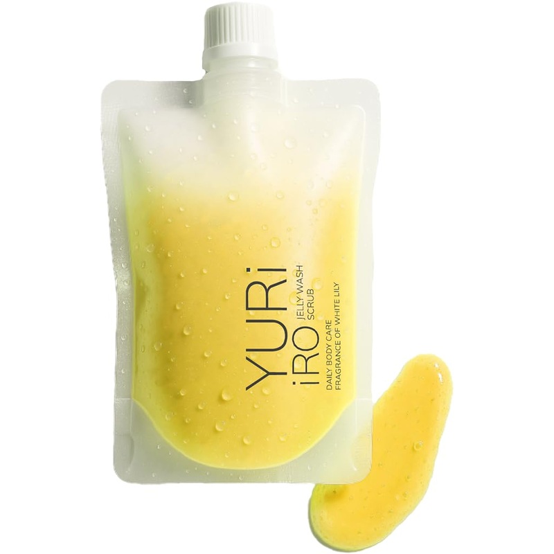 YURiiRO Yuzu Bergamot Scrub Body Wash 250Ml Aloe and Fruit Peeling Cleanser