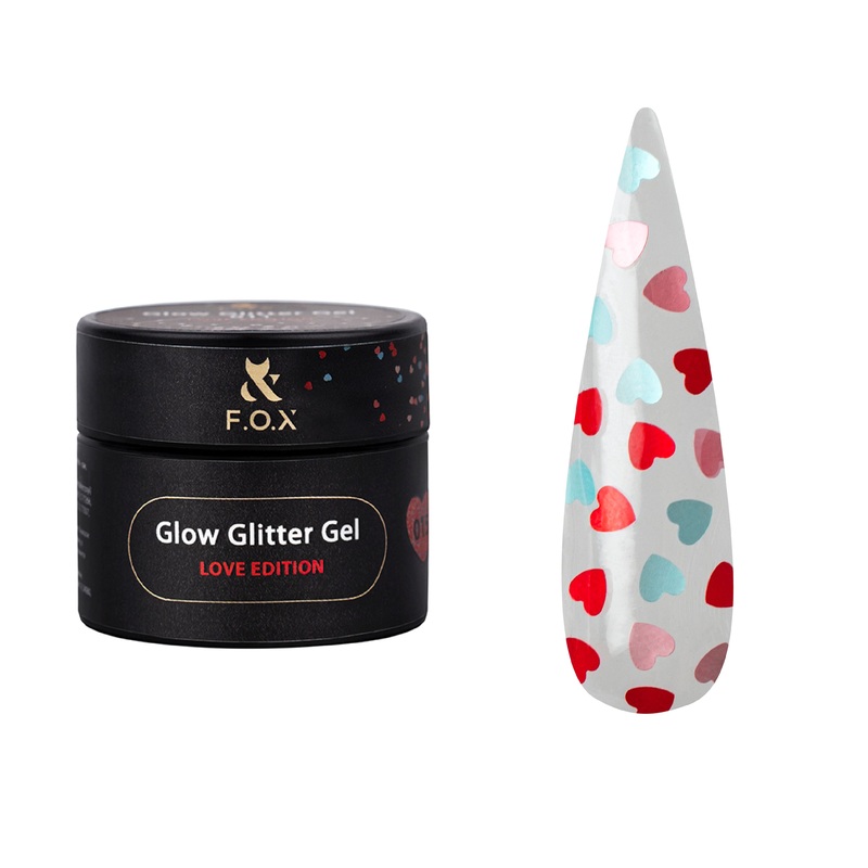 F.O.X Glow Glitter Gel 015