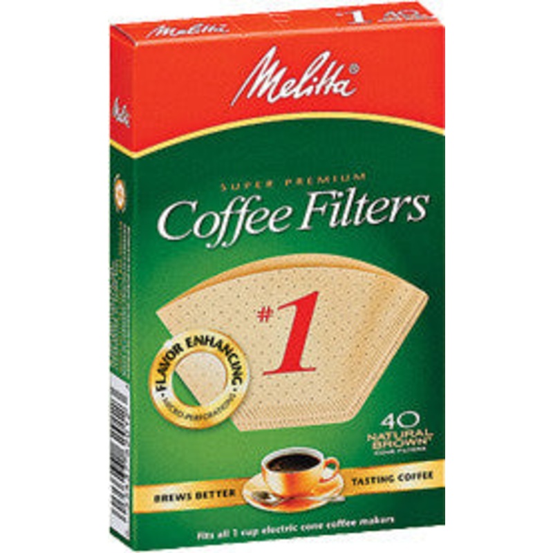 Melitta Cone Filters: Natural Brown