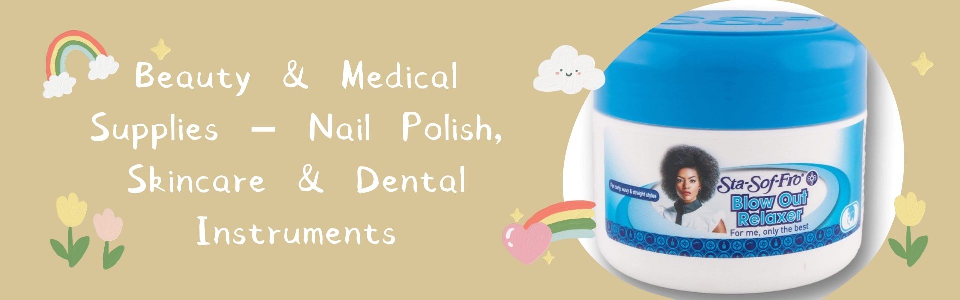 Beauty & Medical Supplies – Nail Polish, Skincare & Dental Instruments